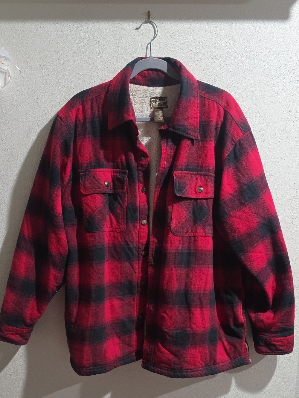 C.E. Schmidt Fleece Lined Flannel Shirt Jacket